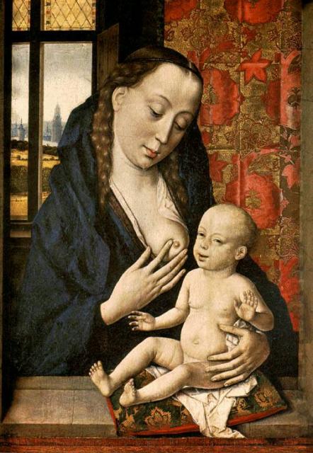 A szoptató Szűzanya (The National Gallery London) – Dirk Bouts